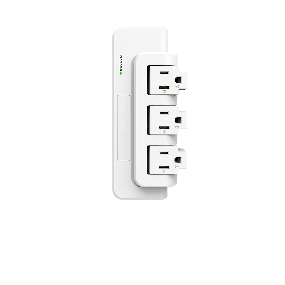 6-Outlet Rotating Wall Socket
