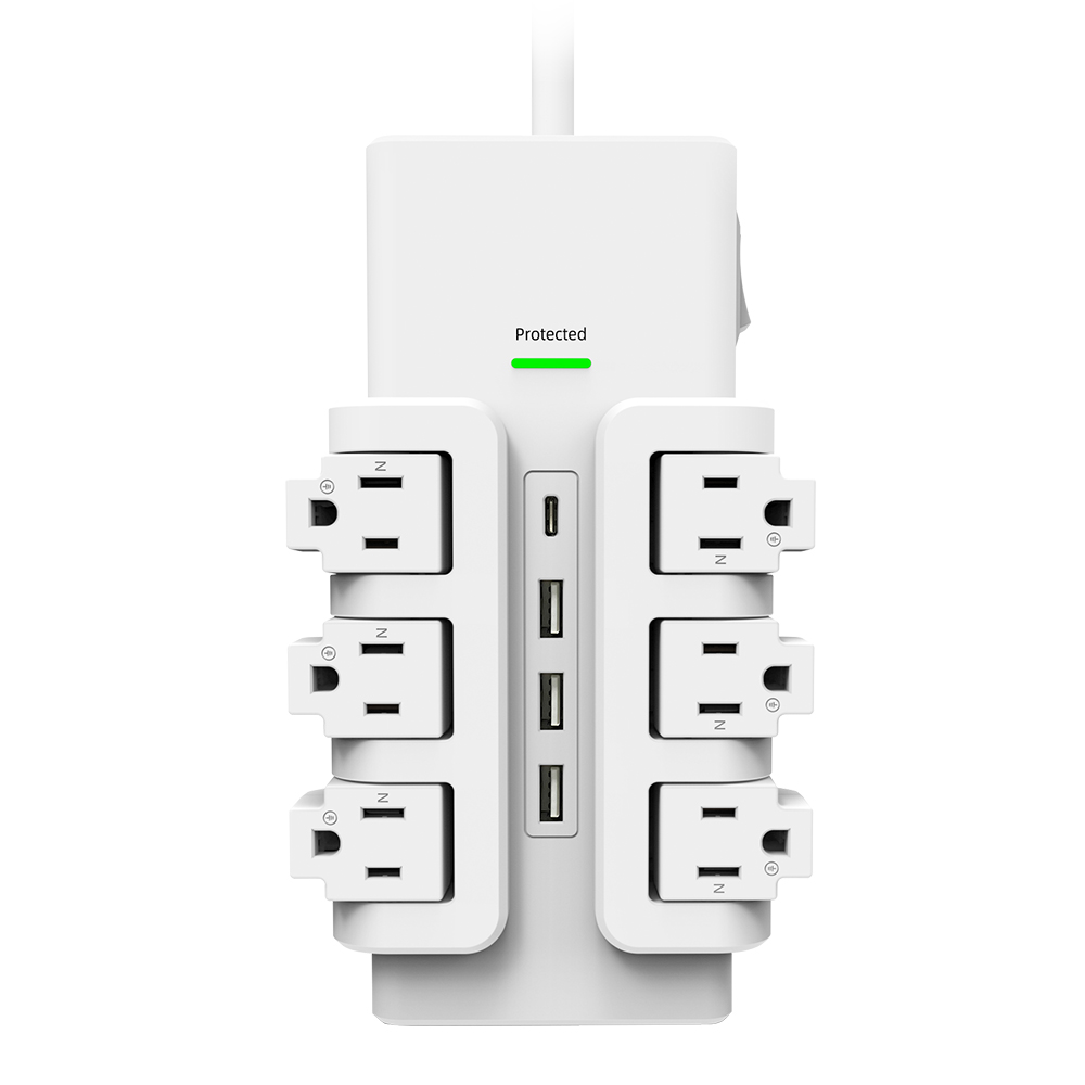 6-Outlet Rotating Power Strip
