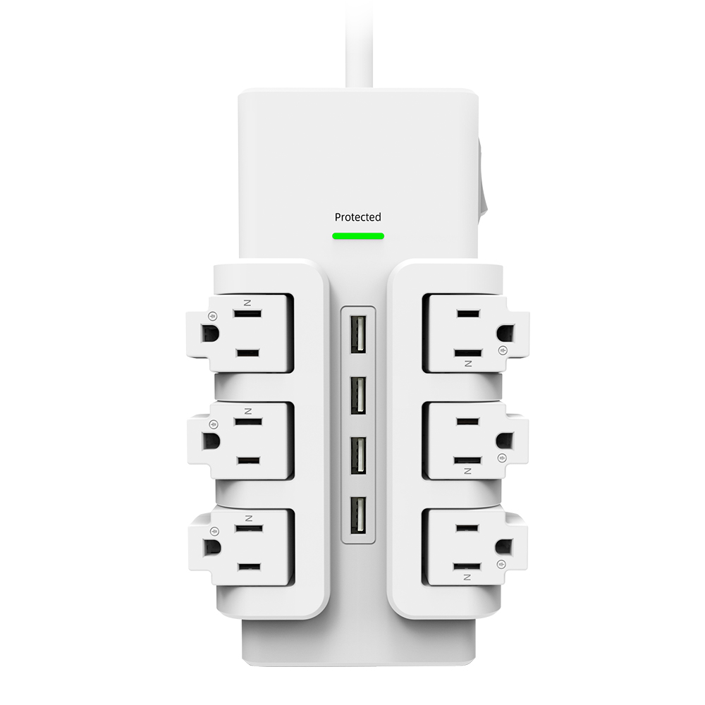 6-Outlet Rotating Power Strip