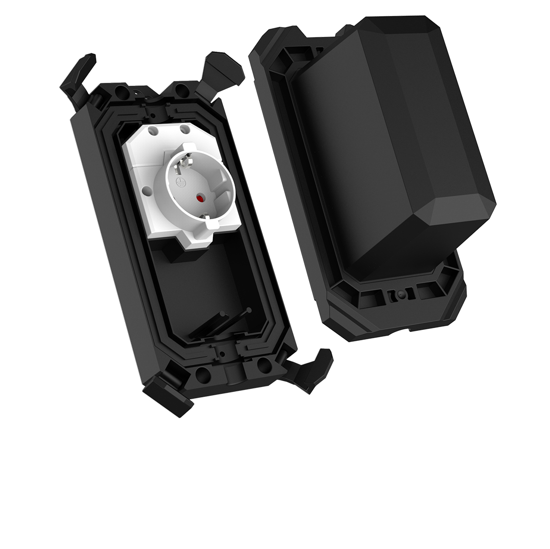 IP65-rated German socket