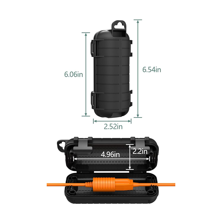 IP44-Rated Waterproof Extension Cord Cover