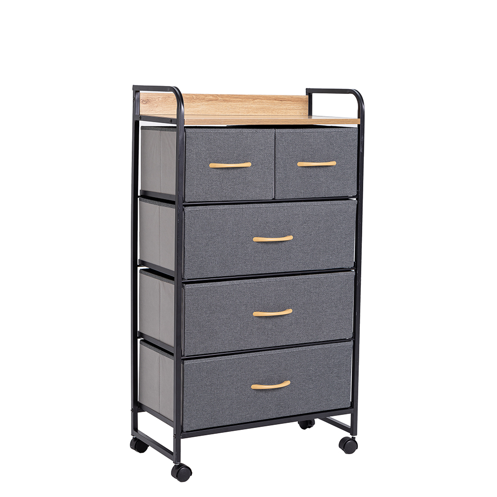 5-Drawers Fabric Chest