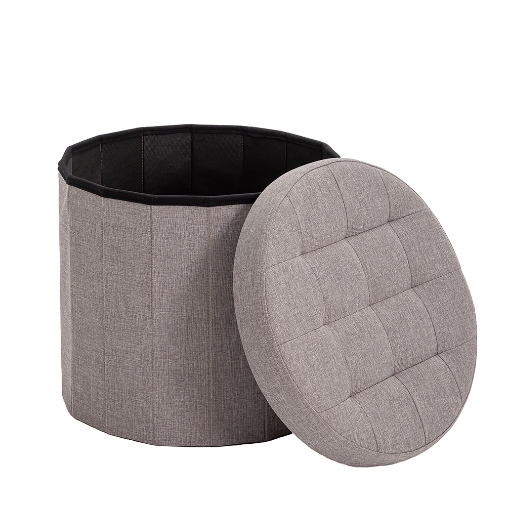 Storage Ottoman Round