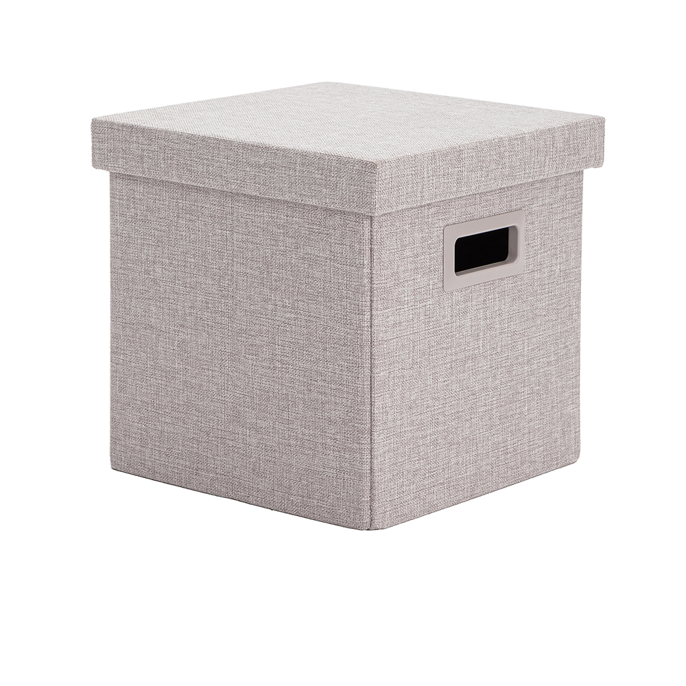 Storage Ottoman with Handles Lid