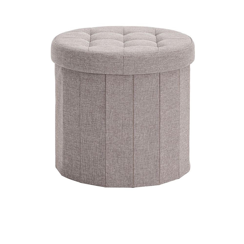 Storage Ottoman Round