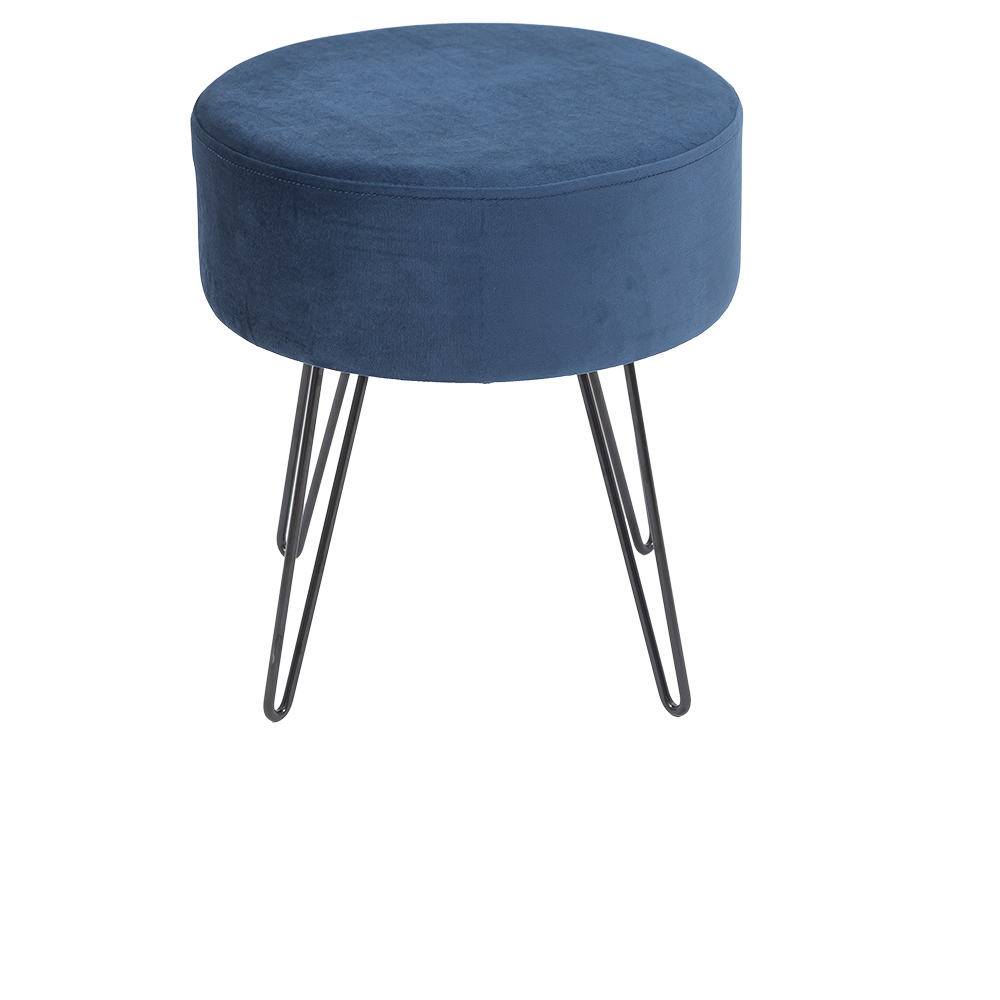 Velvet Vanity Stool Chair