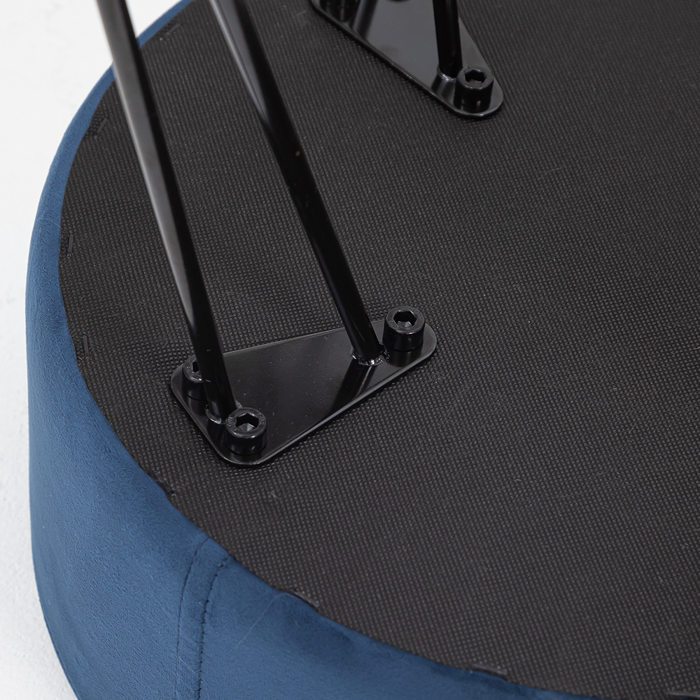 Velvet Vanity Stool Chair