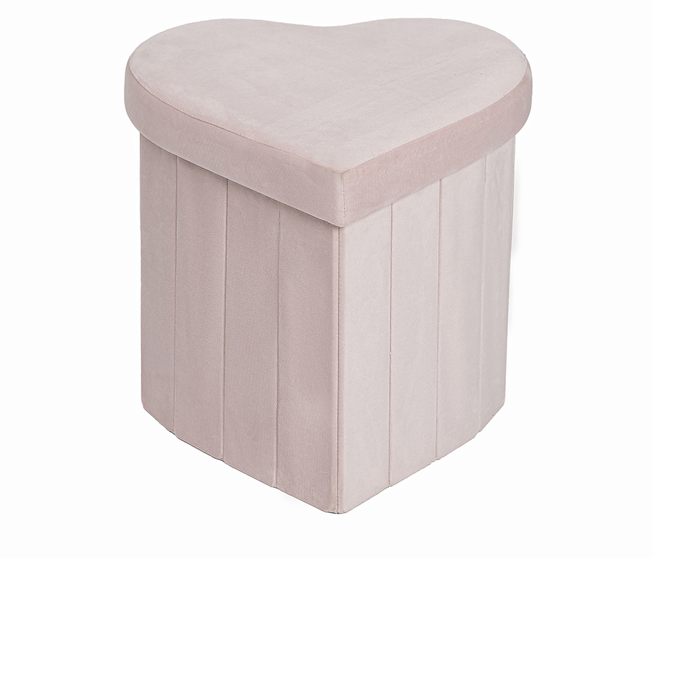 Hear Box Storage Ottoman