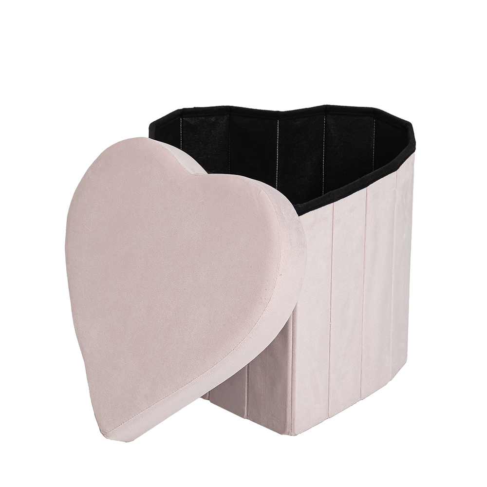 Hear Box Storage Ottoman